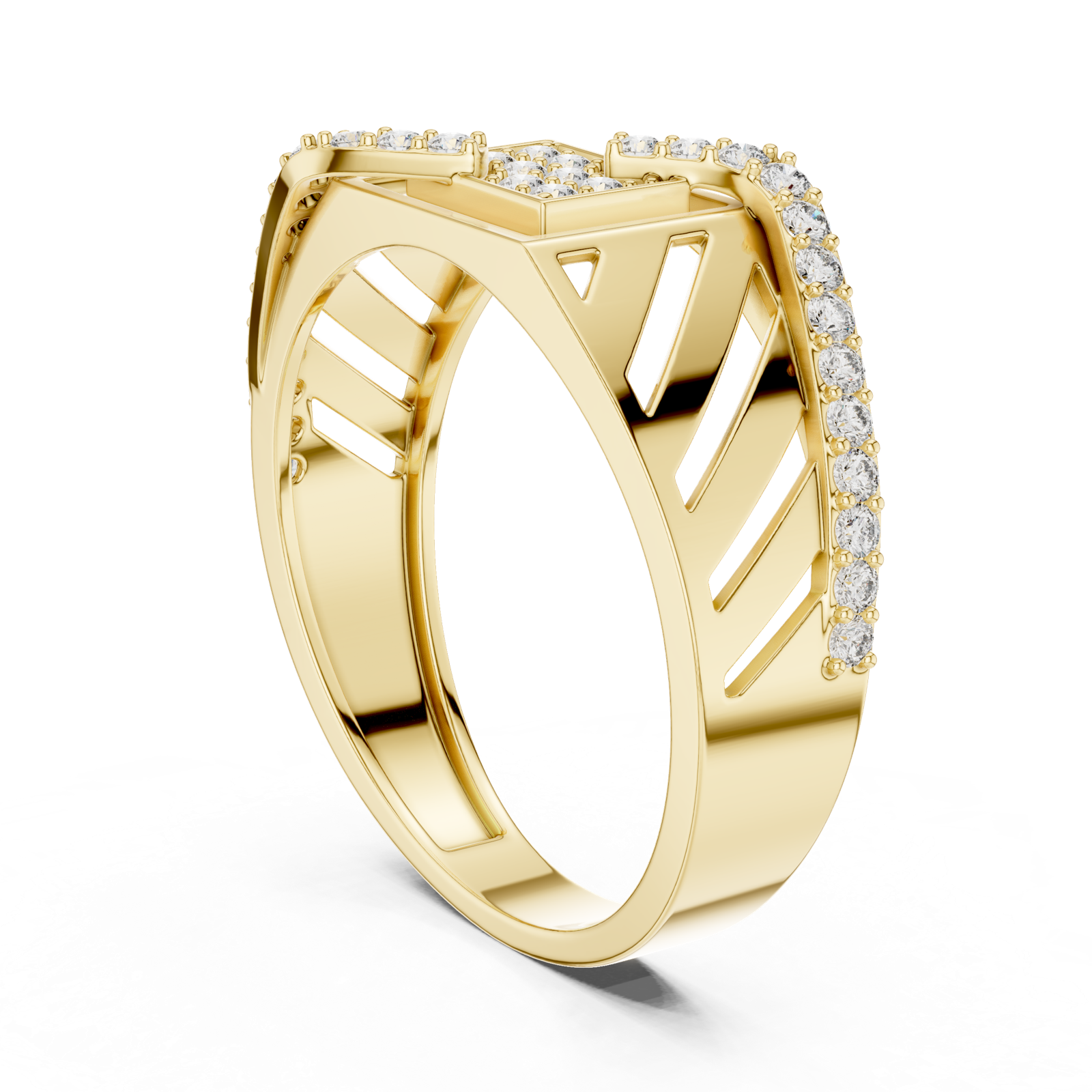 Gold Ring LR-01 (25), Yellow Gold