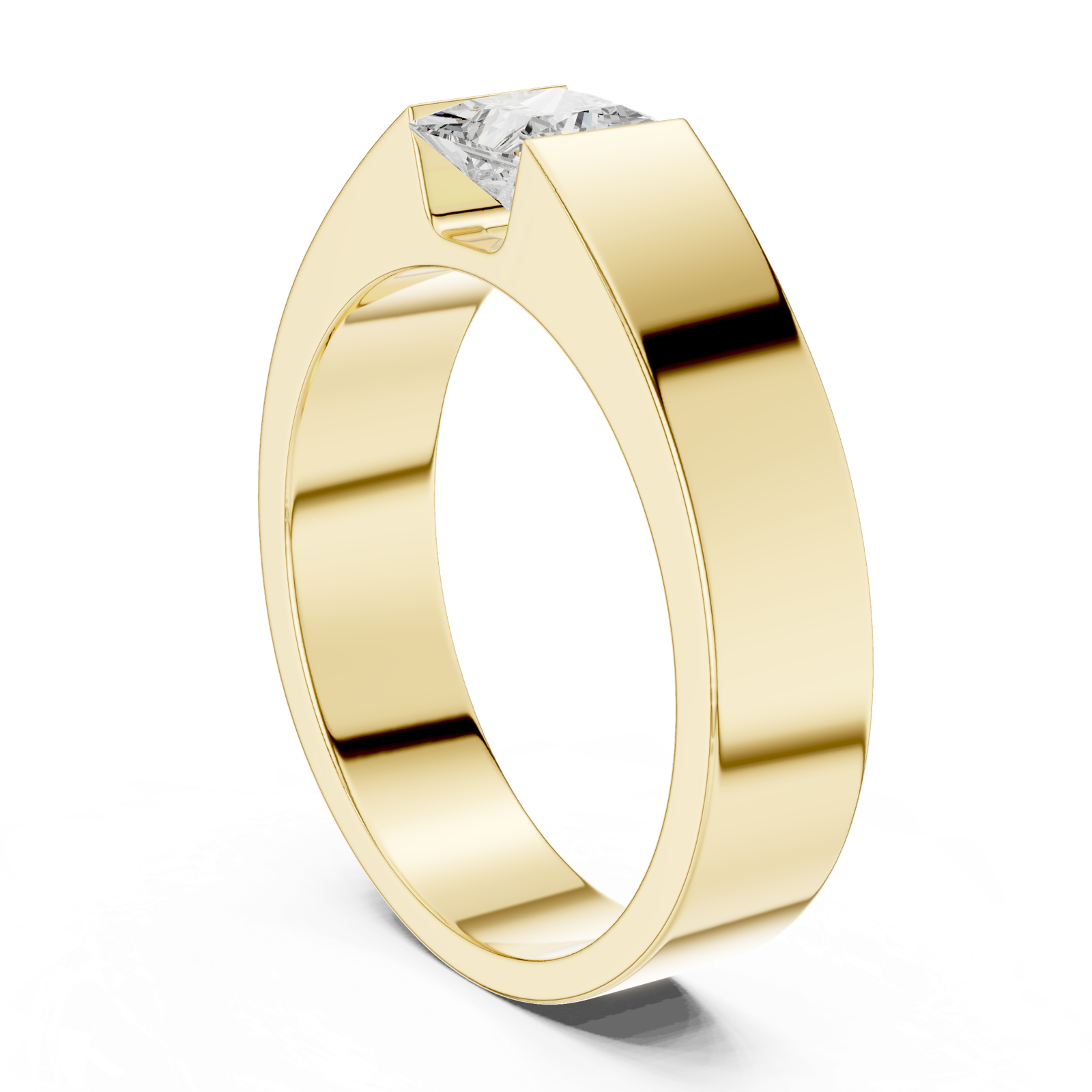 Gold Men's Ring GGR-0013, Yellow Gold, view 1