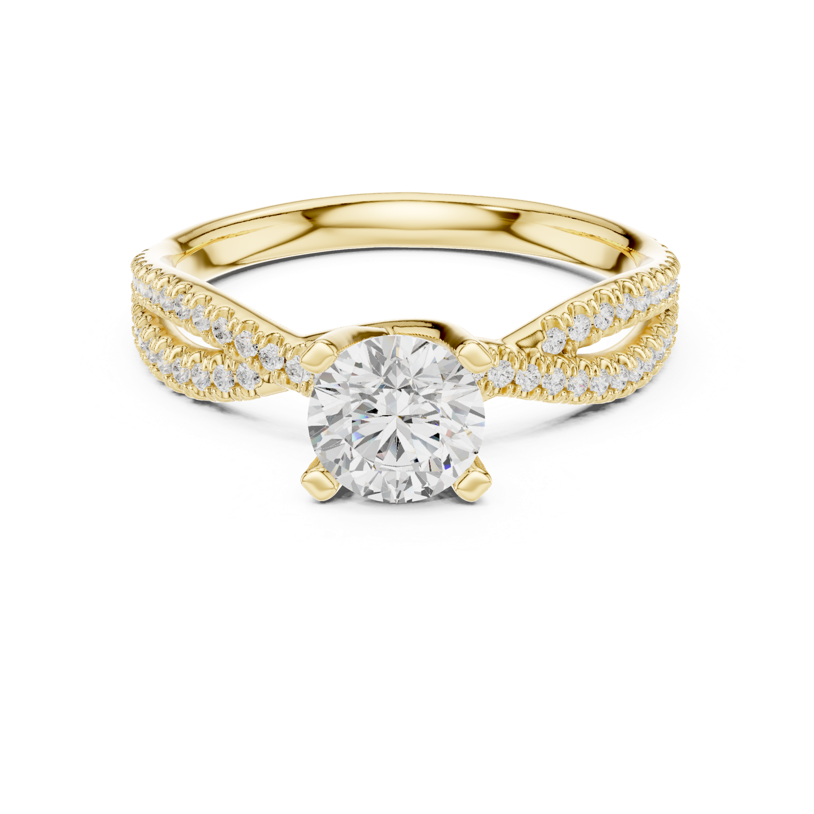 Gold Ring LR-0333, Yellow Gold, view 4
