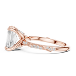 Gold Ring DDLR-967, Rose Gold, view 3