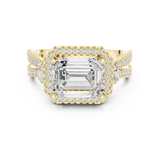 Gold Ring DDLR-339, Yellow Gold, view 4