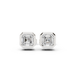 Gold Jewelry, Asscher center stone, White Gold