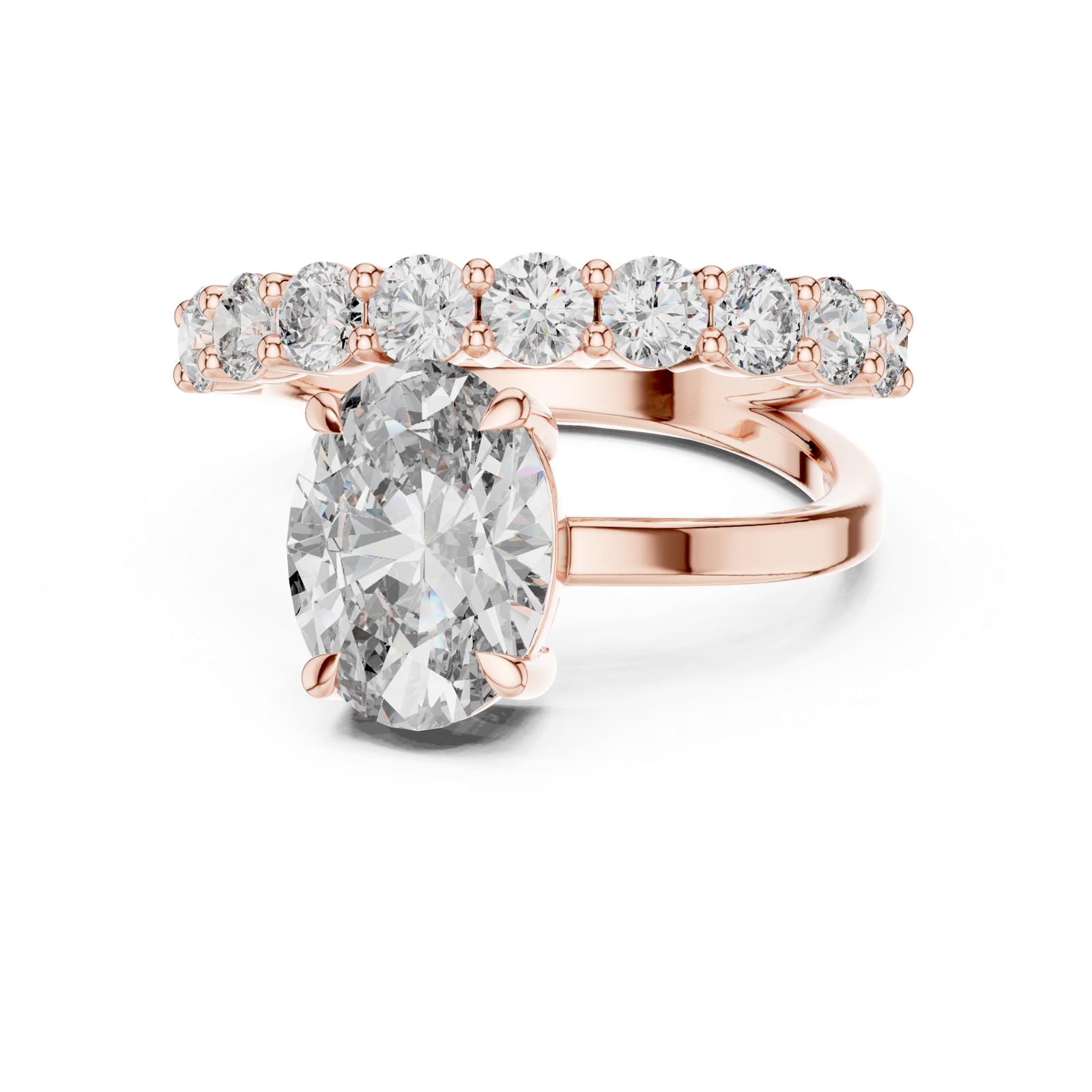 Gold Pendant 9-10015L_27, Rose Gold