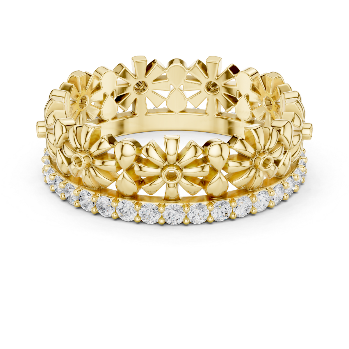 Gold Ring R42, Yellow Gold