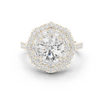Gold Ring DDLR-326, White Gold