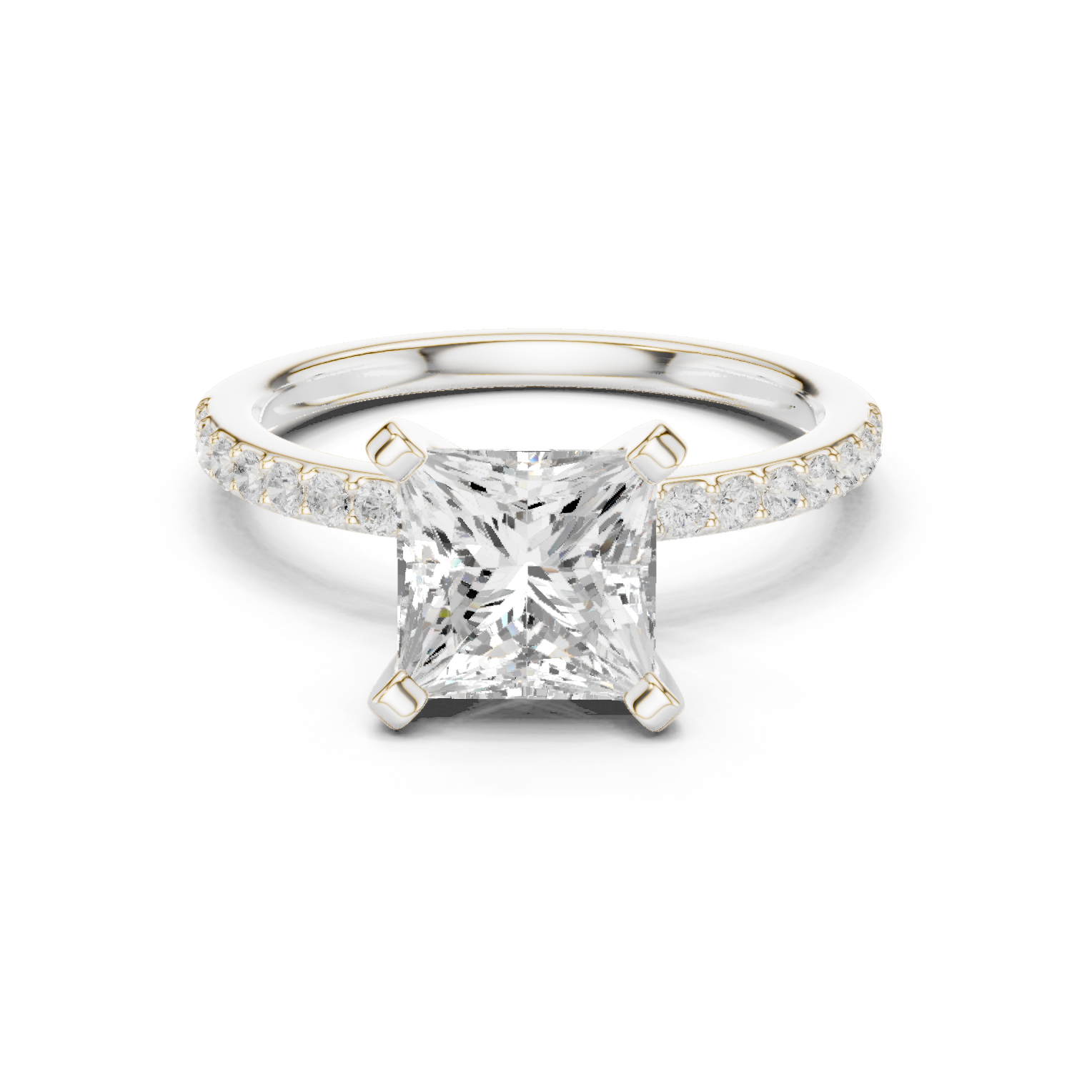 Gold Ring DDLR-890, White Gold