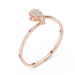 Gold Ring 1 (173), Rose Gold, view 2