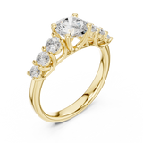 Gold Ring DDLR-681, Yellow Gold, view 2