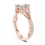 Gold Ring DDLR-257, Rose Gold, view 1