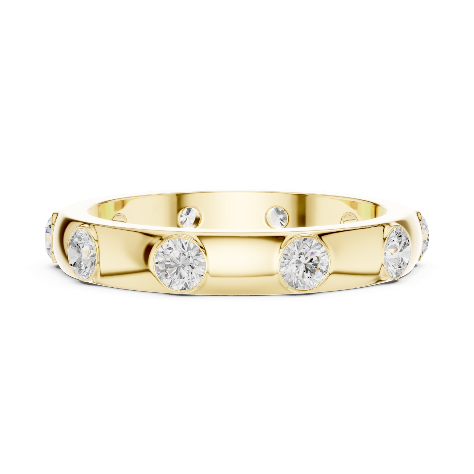 Gold Ring DDLR-352, Yellow Gold, view 3