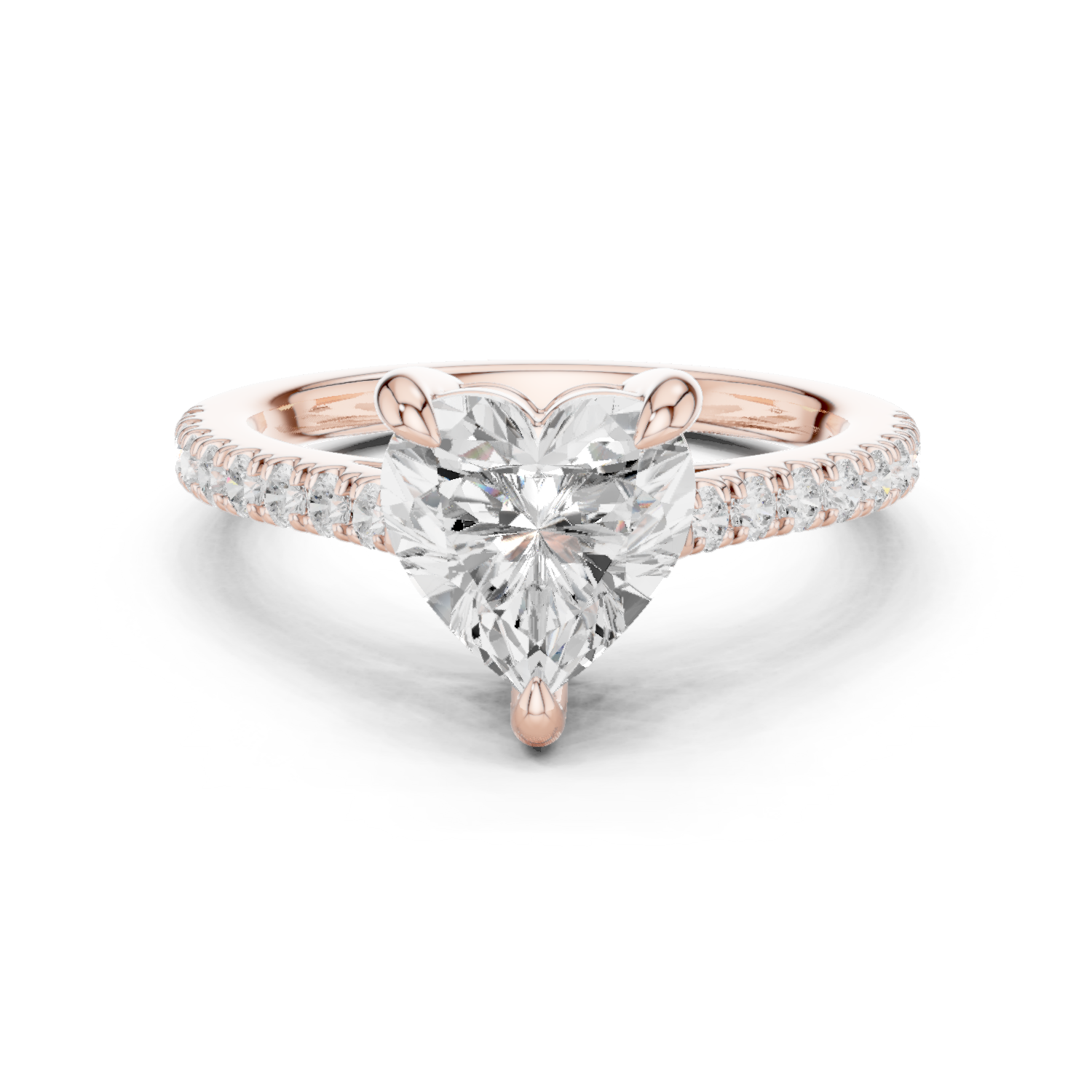 Gold Ring DDLR-878, Rose Gold