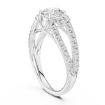 Gold Ring DDLR-682, White Gold, view 1
