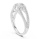 Gold Ring DDLR-682, White Gold, view 1