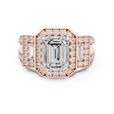 Gold Ring DDLR-266, Rose Gold, view 4