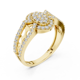Gold Ring LR-01 (2), Yellow Gold, view 2