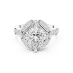 Gold Ring DDLR-361, White Gold, view 4