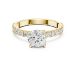 Gold Ring DDLR-1097, Yellow Gold, view 4