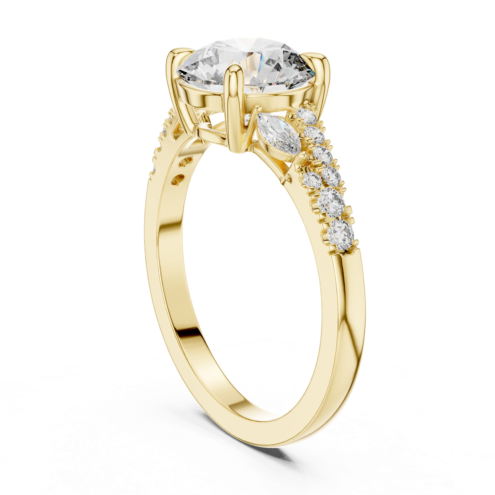 Gold Ring DDLR-015, Yellow Gold