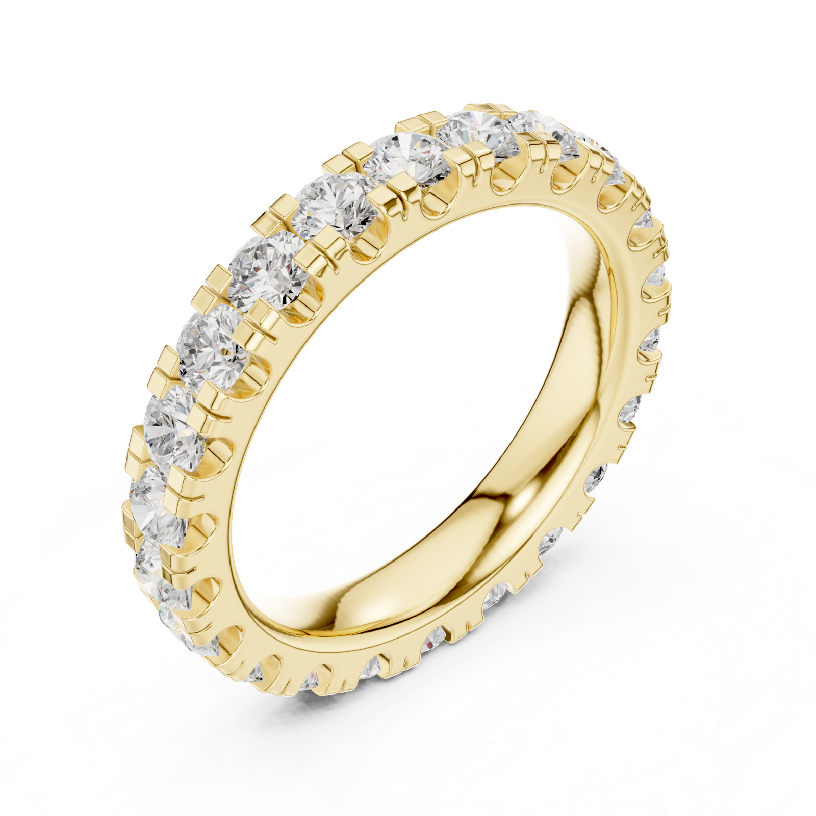 Gold Ring DDLR-608, Yellow Gold, view 2