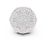 Gold Ring DDLR-767, White Gold, view 4