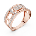 Gold Ring LR-01 (13), Rose Gold, view 2
