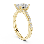 Gold Ring DDLR-735, Yellow Gold, view 1