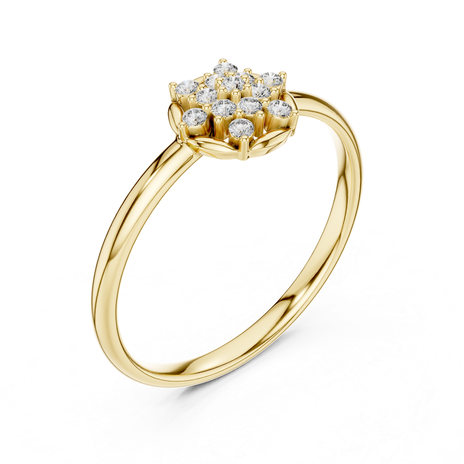 Gold Ring 1 (411), Yellow Gold, view 2