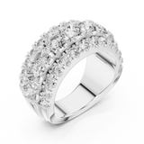 Gold Ring DDLR-047, White Gold, view 2