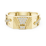 Gold Ring LR-01 (31), Yellow Gold, view 4