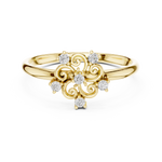 Gold Ring 1 (435), Yellow Gold, view 4