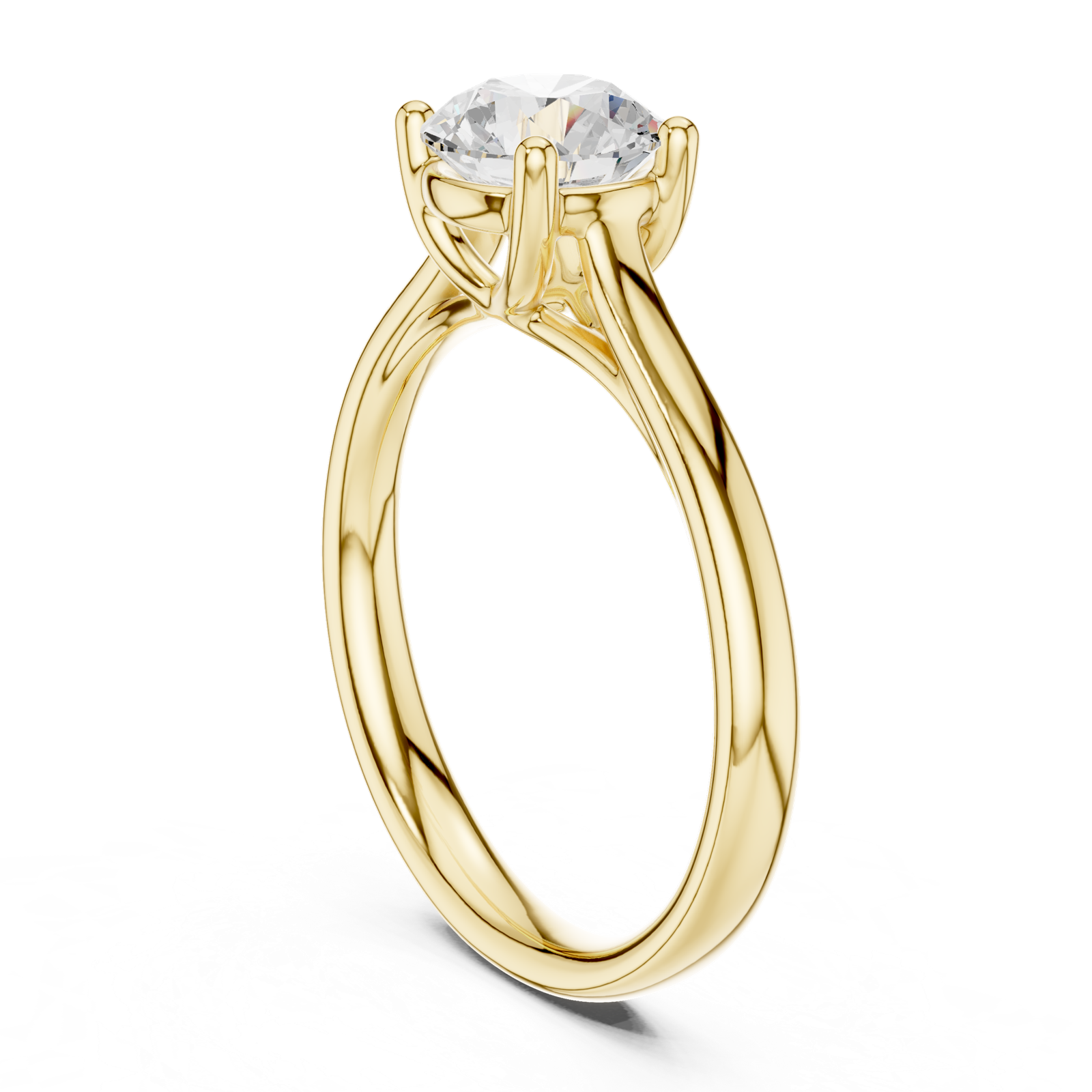 Gold Ring DDLR-633, Yellow Gold, view 1