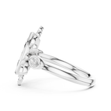 Gold Pendant 9-10019L_33, White Gold, view 3