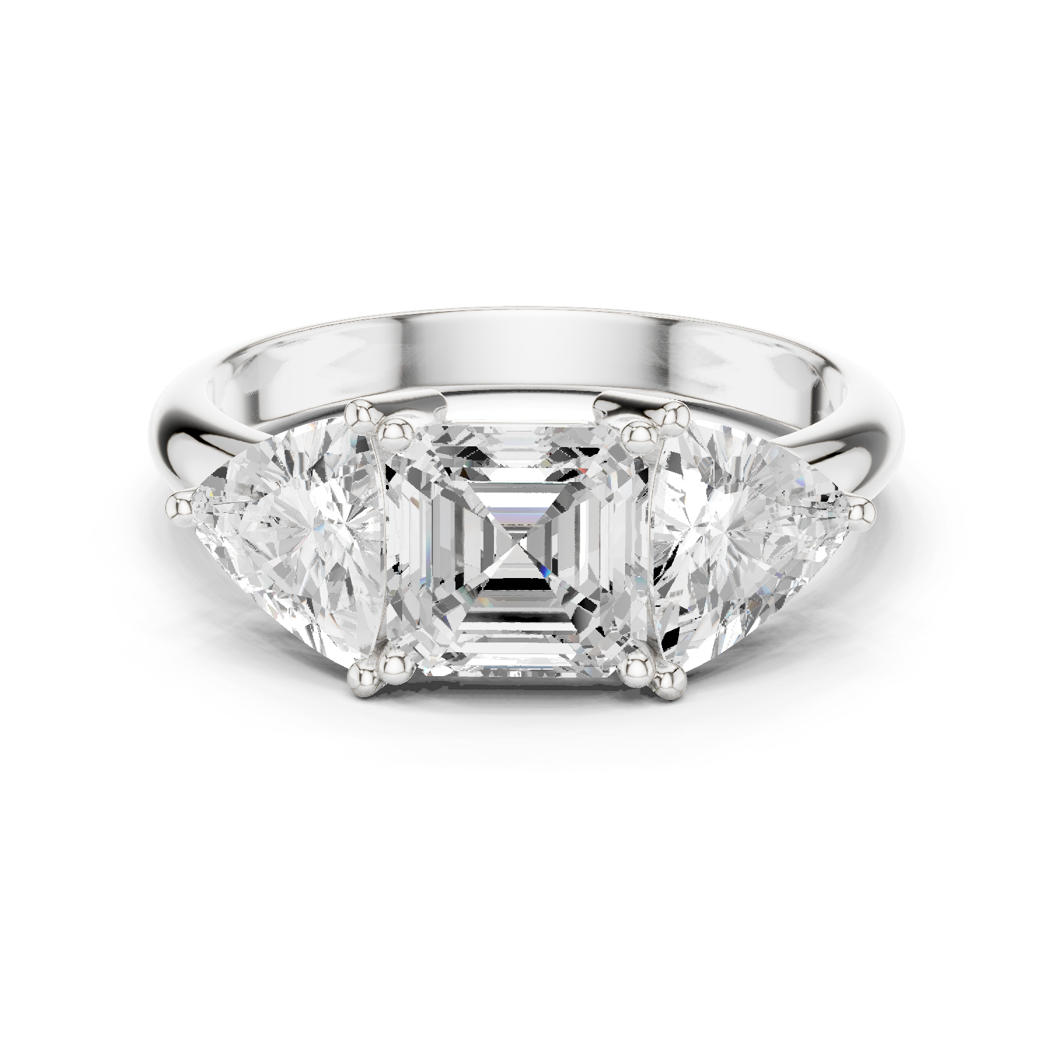 Gold Ring DDLR-1116, White Gold