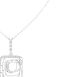 Gold Necklace SBWN (52), White Gold, view 3
