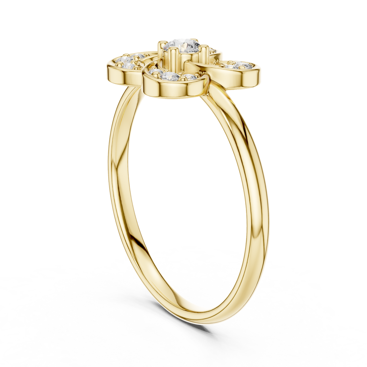Gold Ring 1 (355), Yellow Gold, view 1