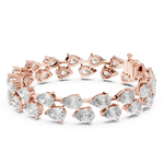 Gold Bracelet 25-CAD, Rose Gold, view 1