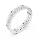 Gold Ring R26, White Gold, view 2
