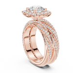 Gold Ring DDLR-293, Rose Gold, view 1