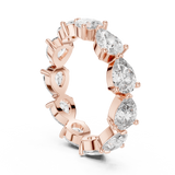 Gold Ring DDLR-001, Rose Gold, view 1
