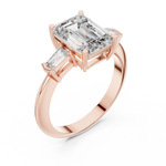 Gold Ring DDLR-197, Rose Gold, view 2
