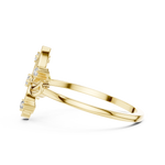 Gold Ring DR-6236, Yellow Gold, view 3