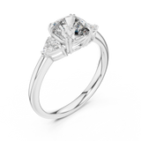 Gold Ring DDLR-033, White Gold, view 2