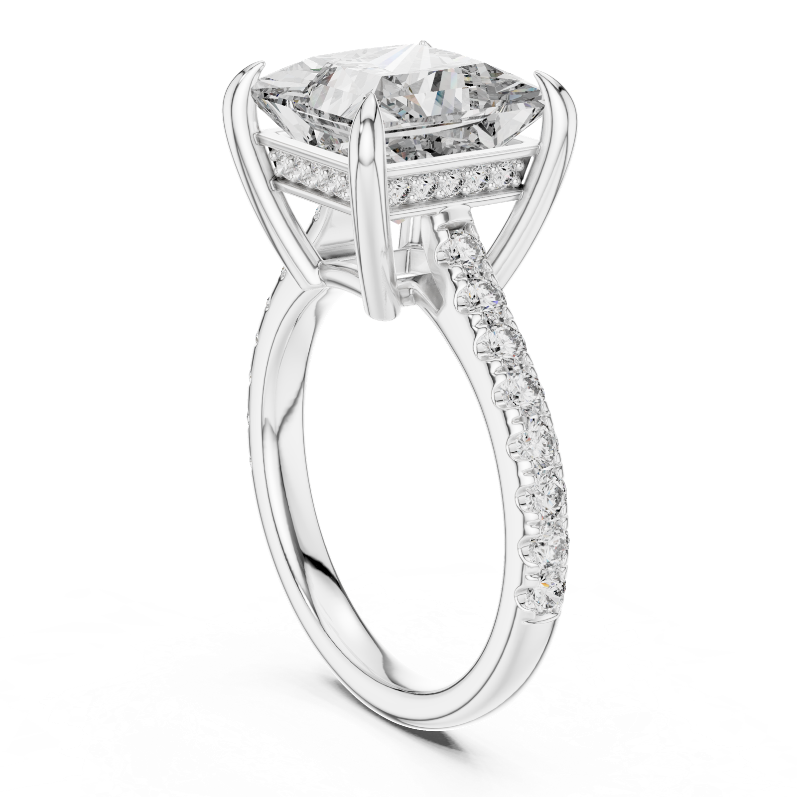 Gold Ring DDLR-250, White Gold
