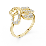 Gold Ring LR-01 (53), Yellow Gold, view 2