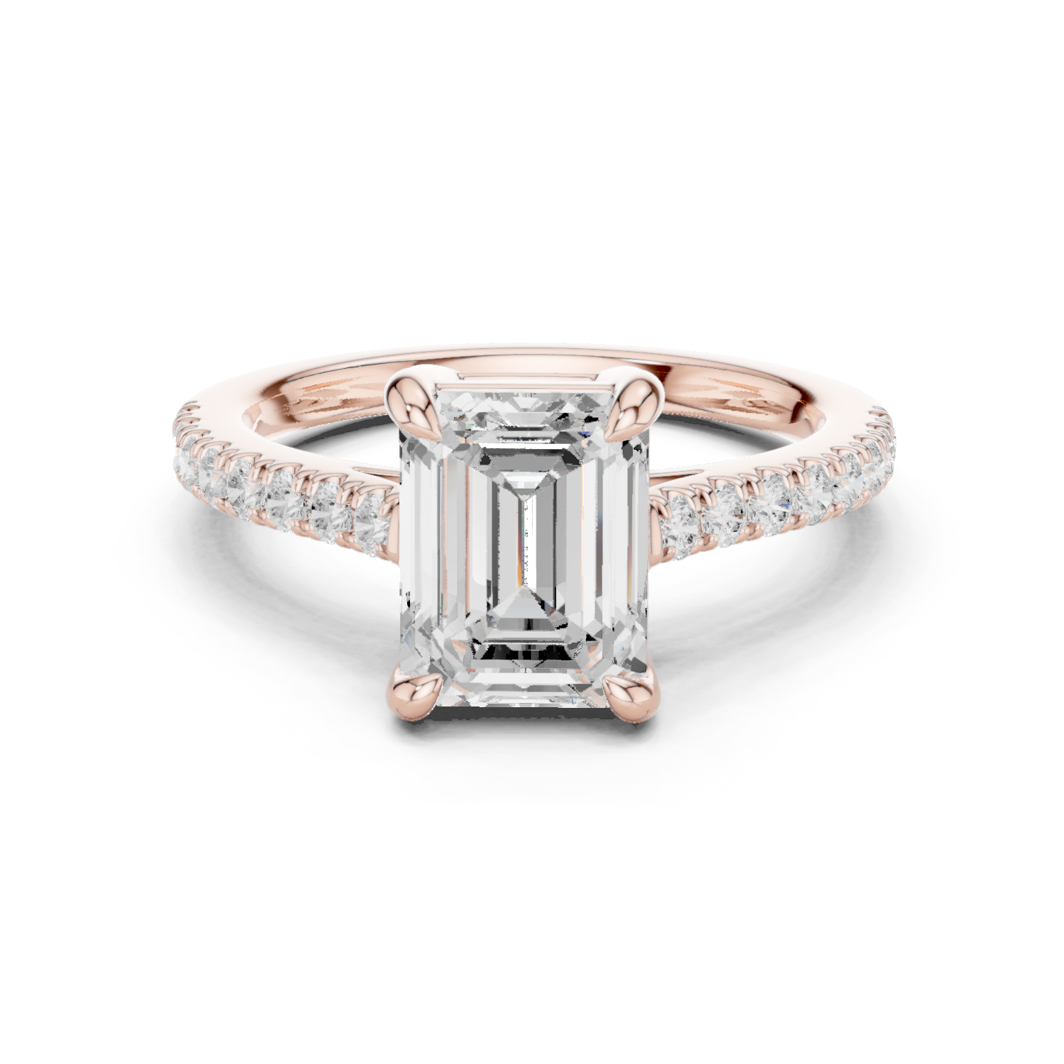 Gold Ring DDLR-876, Rose Gold