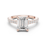 Gold Ring DDLR-876, Rose Gold