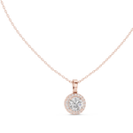 Gold Pendant GPD-0012, Rose Gold, view 1
