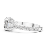 Gold Ring DDLR-181, White Gold, view 3
