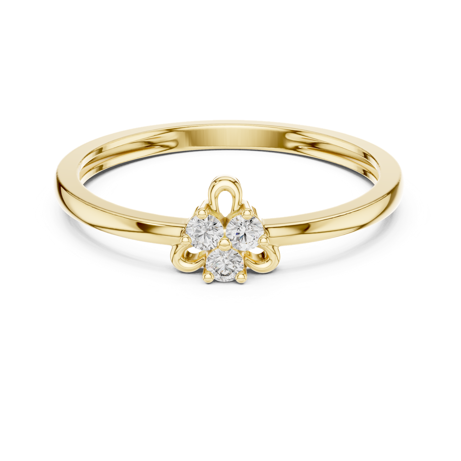 Gold Ring LR-01 (92), Yellow Gold, view 4
