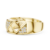 Gold Ring LR-01 (7), Yellow Gold, view 3